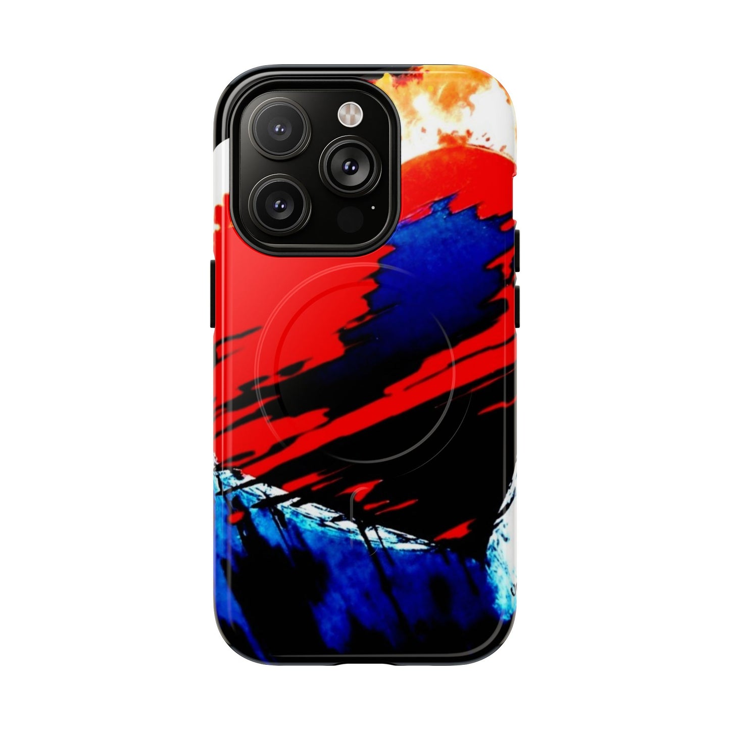 Abstract Phone Case - Bleeding Heart 2025 by Law Rence Magnetic Phone Case