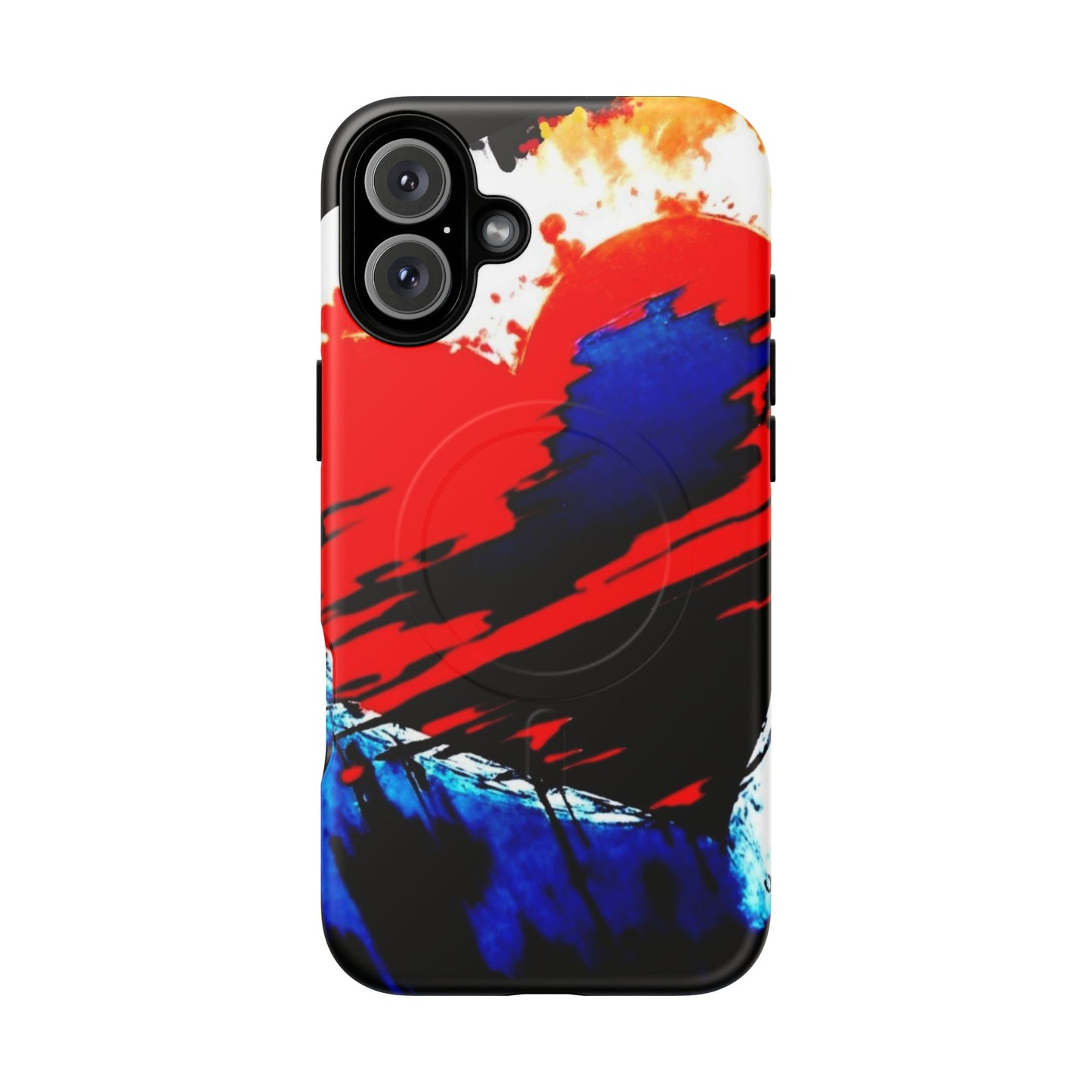 Abstract Phone Case - Bleeding Heart 2025 by Law Rence Magnetic Phone Case