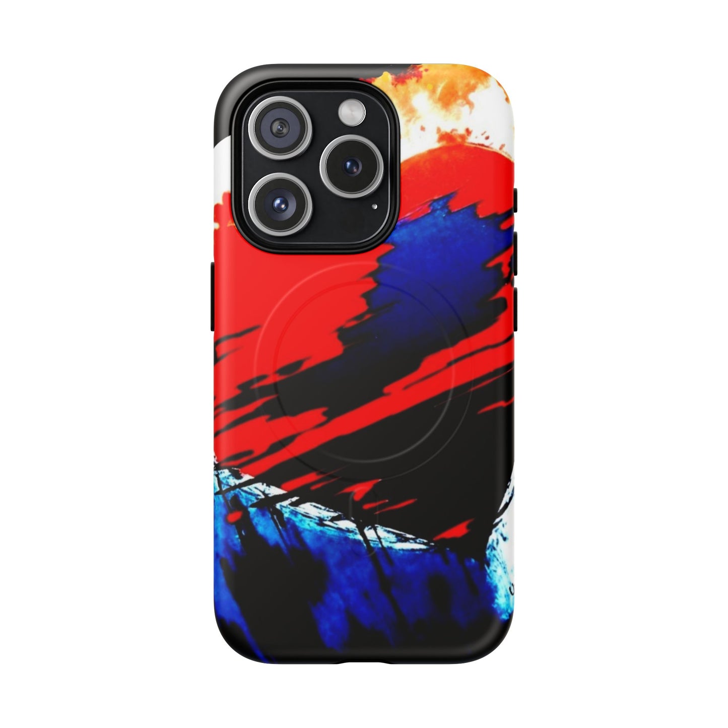 Abstract Phone Case - Bleeding Heart 2025 by Law Rence Magnetic Phone Case