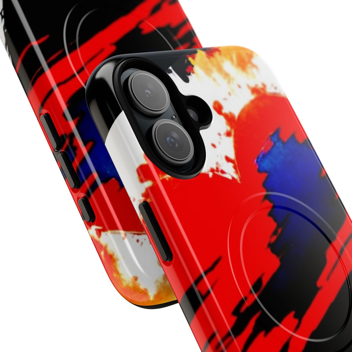 Abstract Phone Case - Bleeding Heart 2025 by Law Rence Magnetic Phone Case