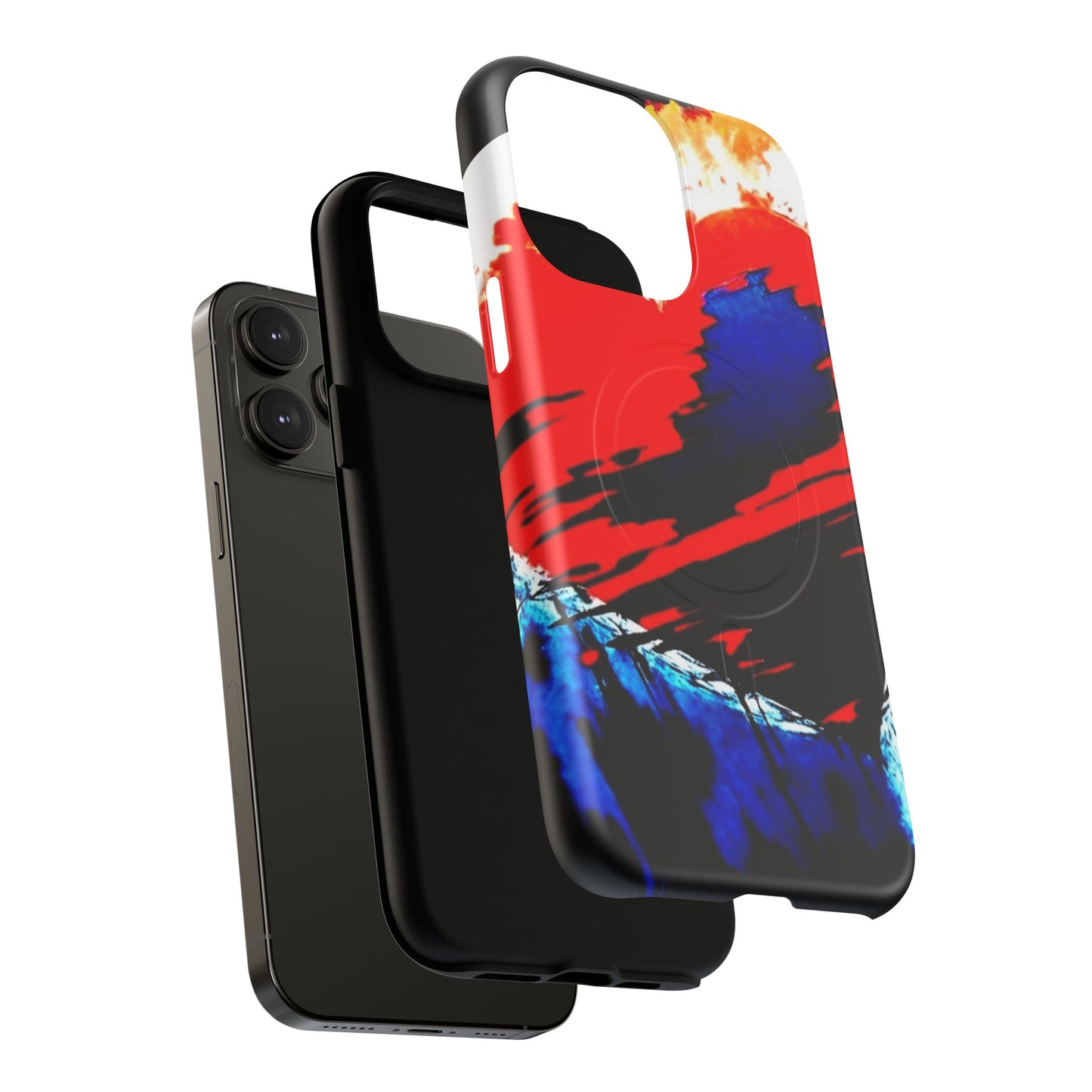 Abstract Phone Case - Bleeding Heart 2025 by Law Rence Magnetic Phone Case