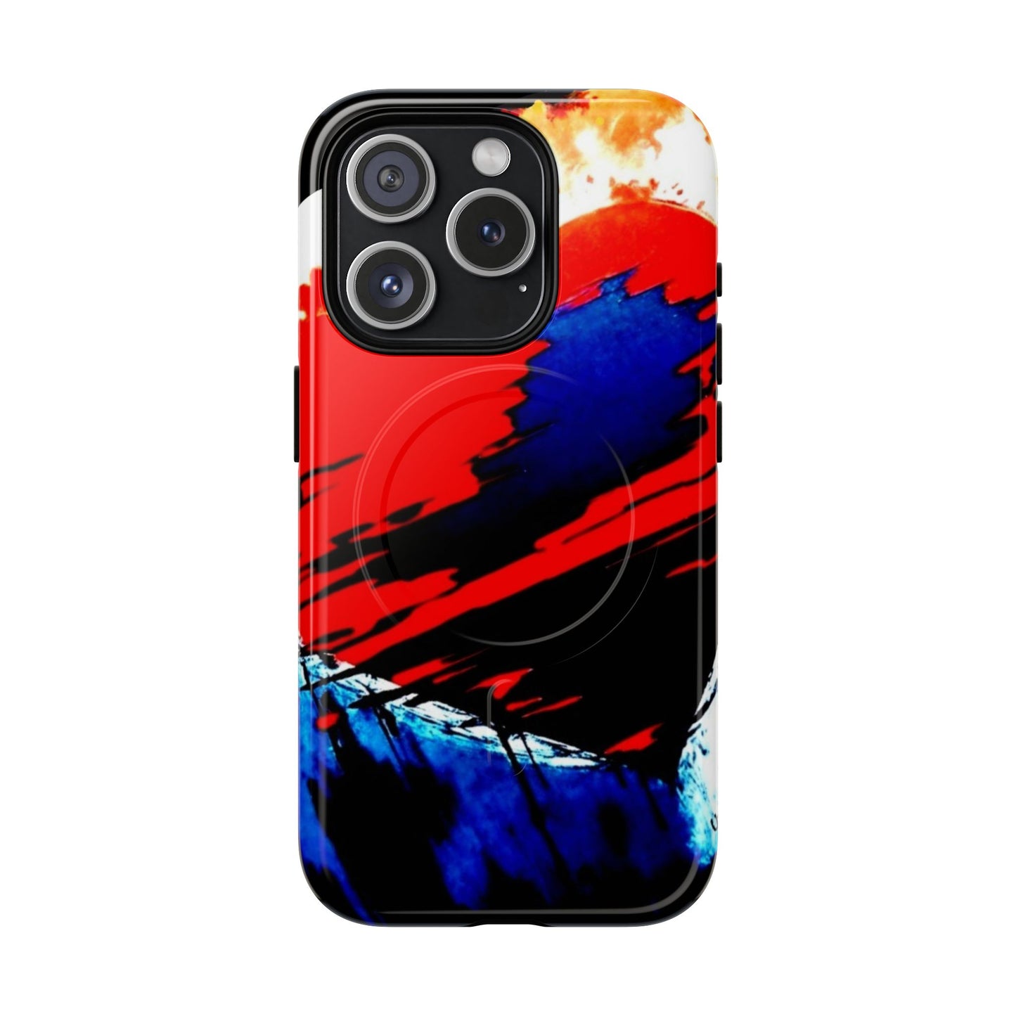 Abstract Phone Case - Bleeding Heart 2025 by Law Rence Magnetic Phone Case