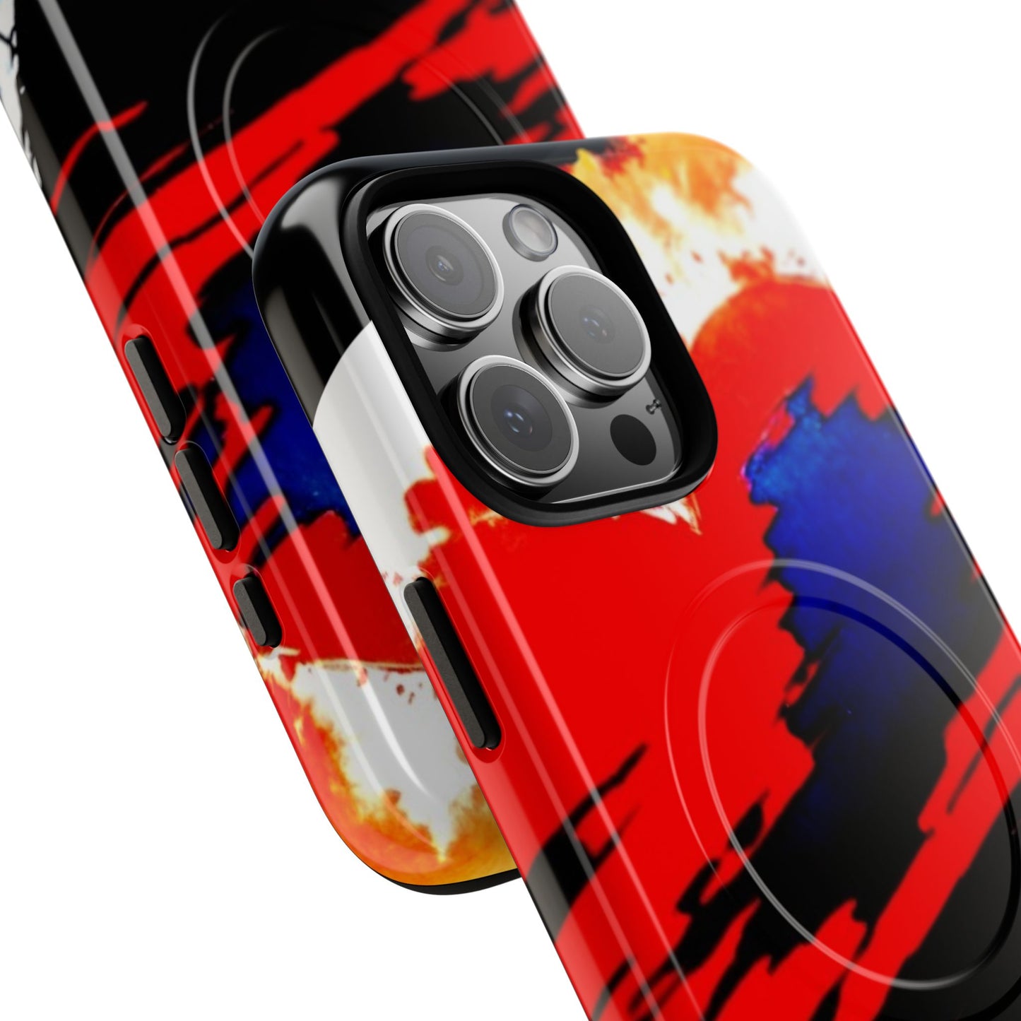 Abstract Phone Case - Bleeding Heart 2025 by Law Rence Magnetic Phone Case