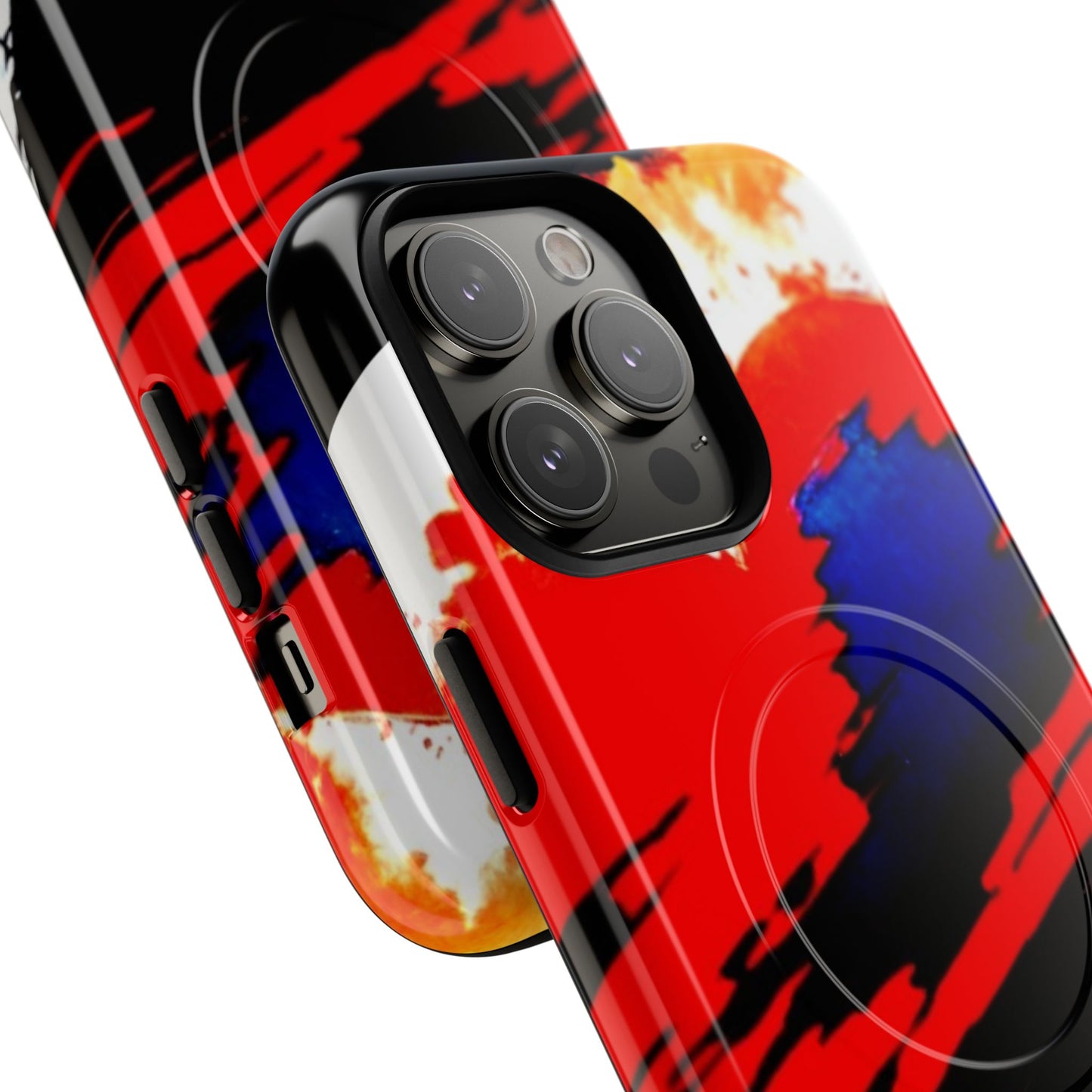 Abstract Phone Case - Bleeding Heart 2025 by Law Rence Magnetic Phone Case