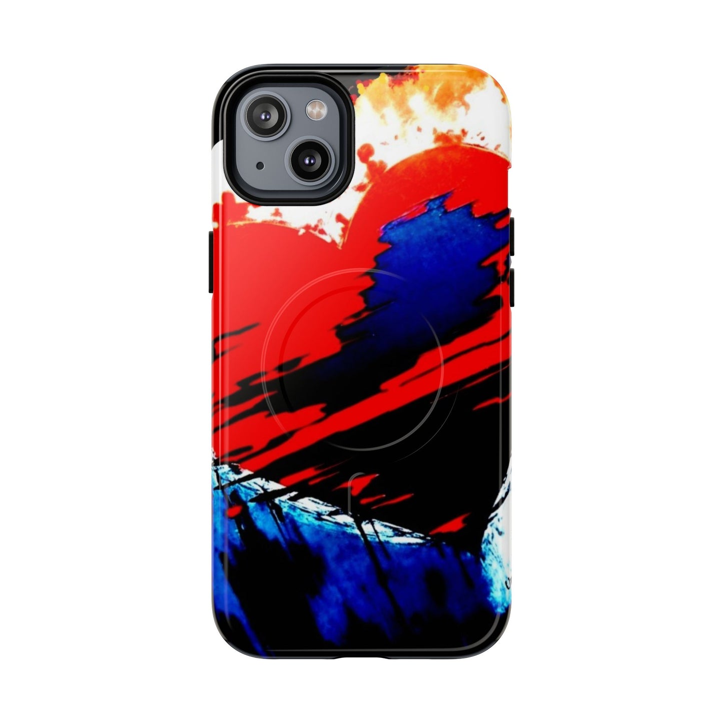 Abstract Phone Case - Bleeding Heart 2025 by Law Rence Magnetic Phone Case