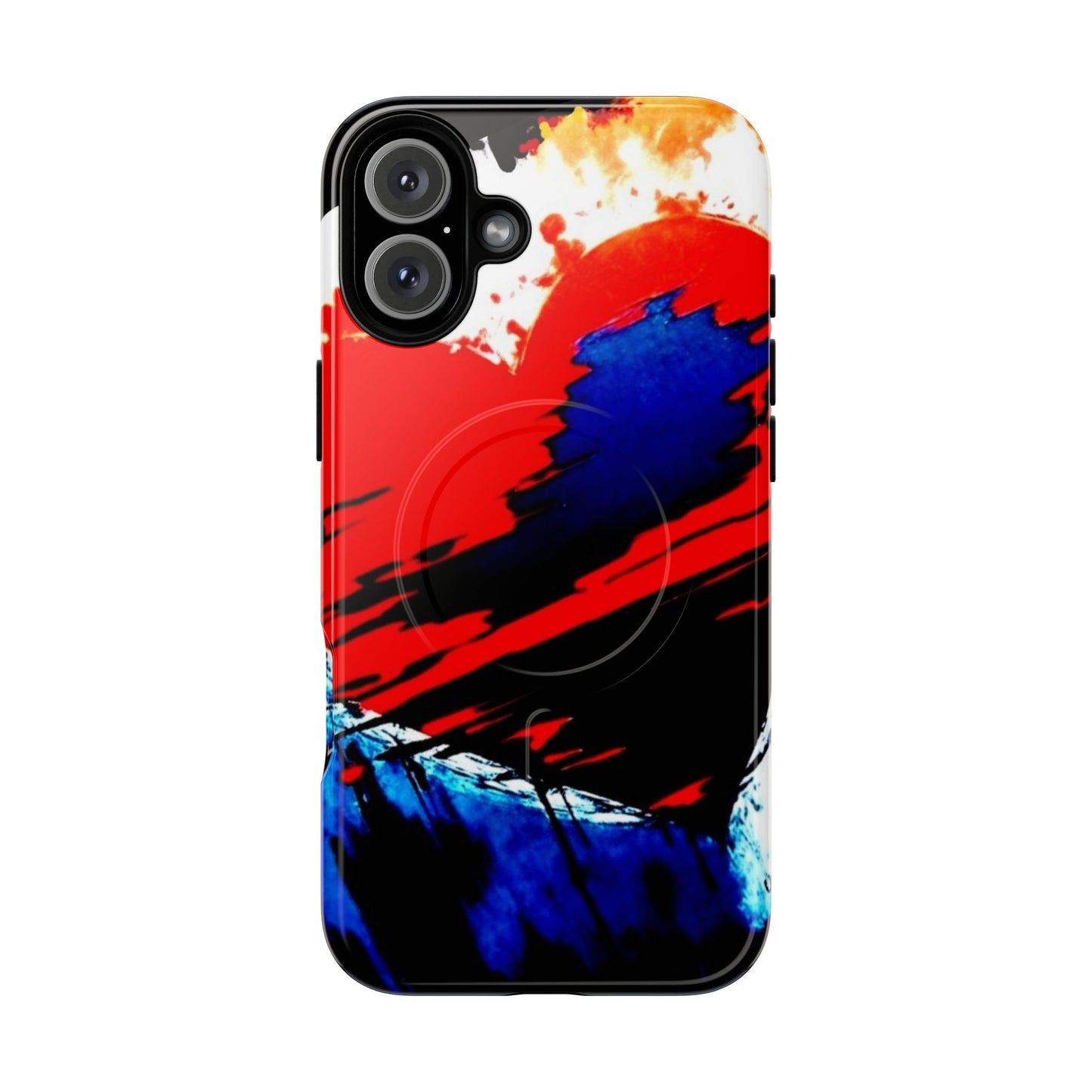 Abstract Phone Case - Bleeding Heart 2025 by Law Rence Magnetic Phone Case
