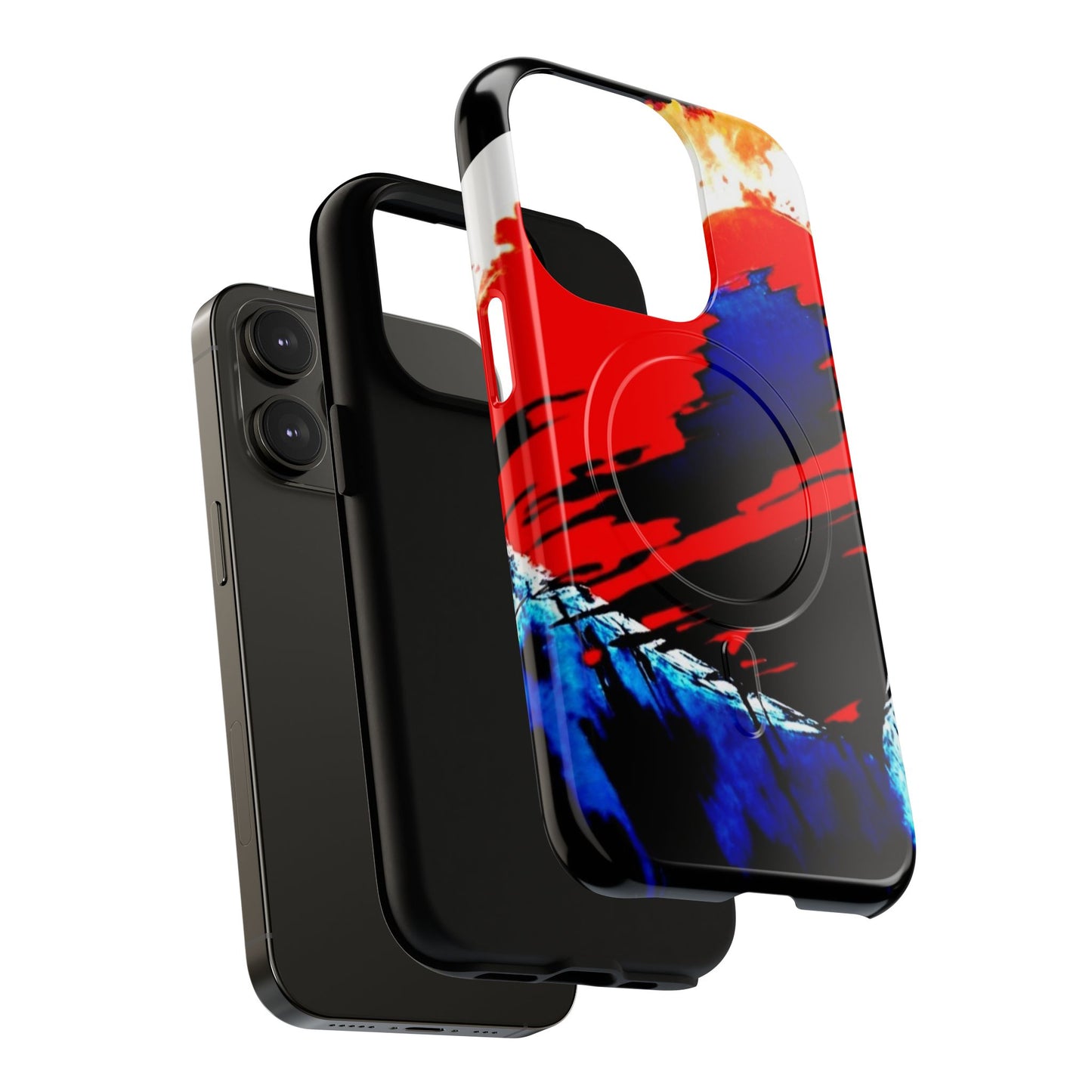 Abstract Phone Case - Bleeding Heart 2025 by Law Rence Magnetic Phone Case
