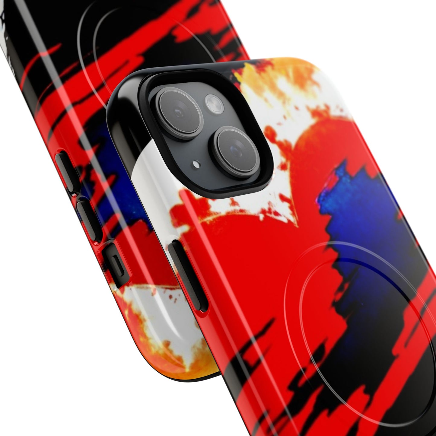 Abstract Phone Case - Bleeding Heart 2025 by Law Rence Magnetic Phone Case