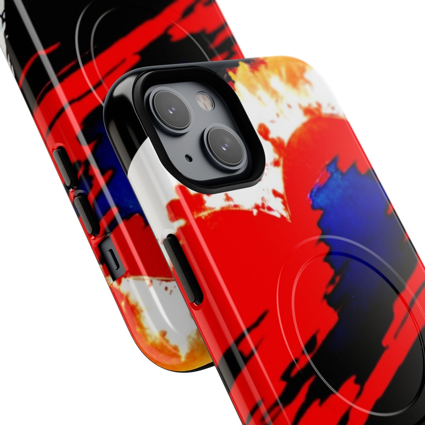 Abstract Phone Case - Bleeding Heart 2025 by Law Rence Magnetic Phone Case