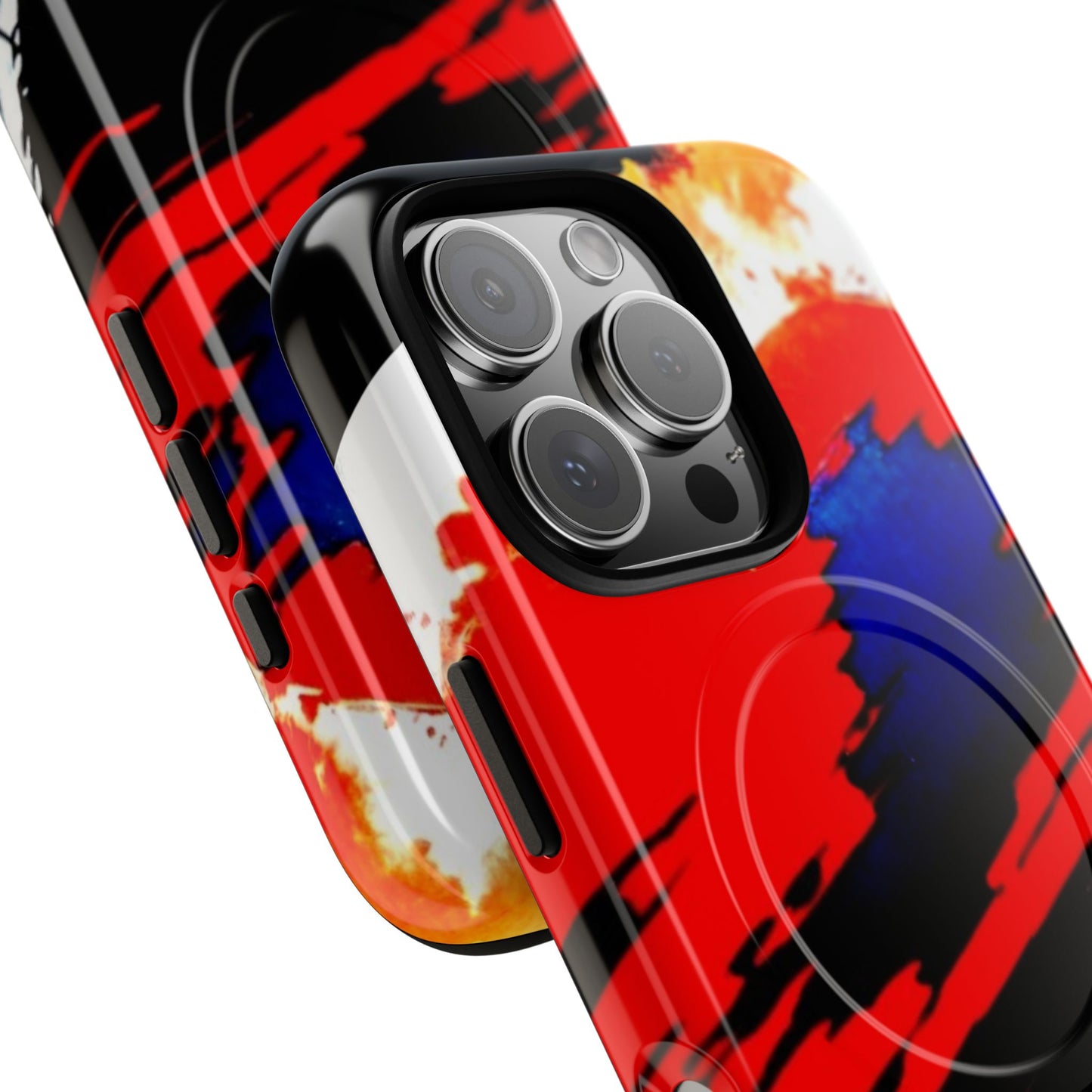 Abstract Phone Case - Bleeding Heart 2025 by Law Rence Magnetic Phone Case
