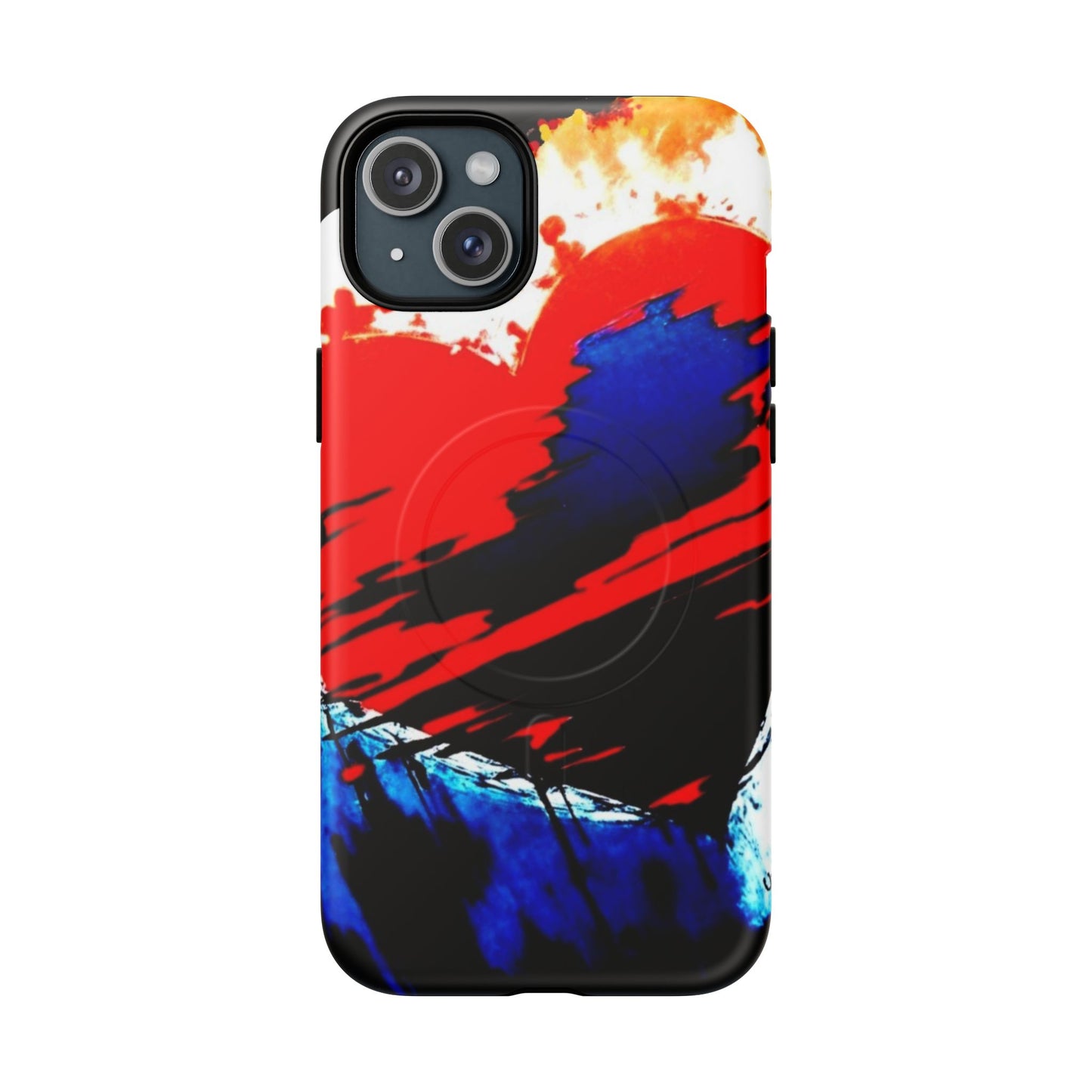 Abstract Phone Case - Bleeding Heart 2025 by Law Rence Magnetic Phone Case