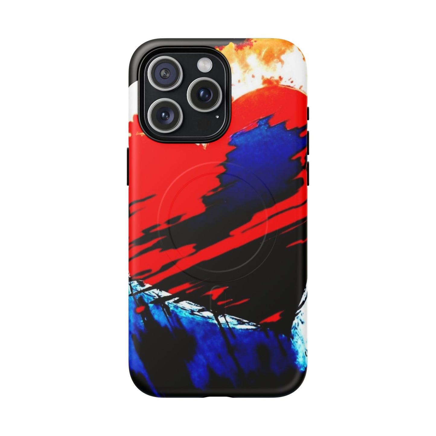 Abstract Phone Case - Bleeding Heart 2025 by Law Rence Magnetic Phone Case