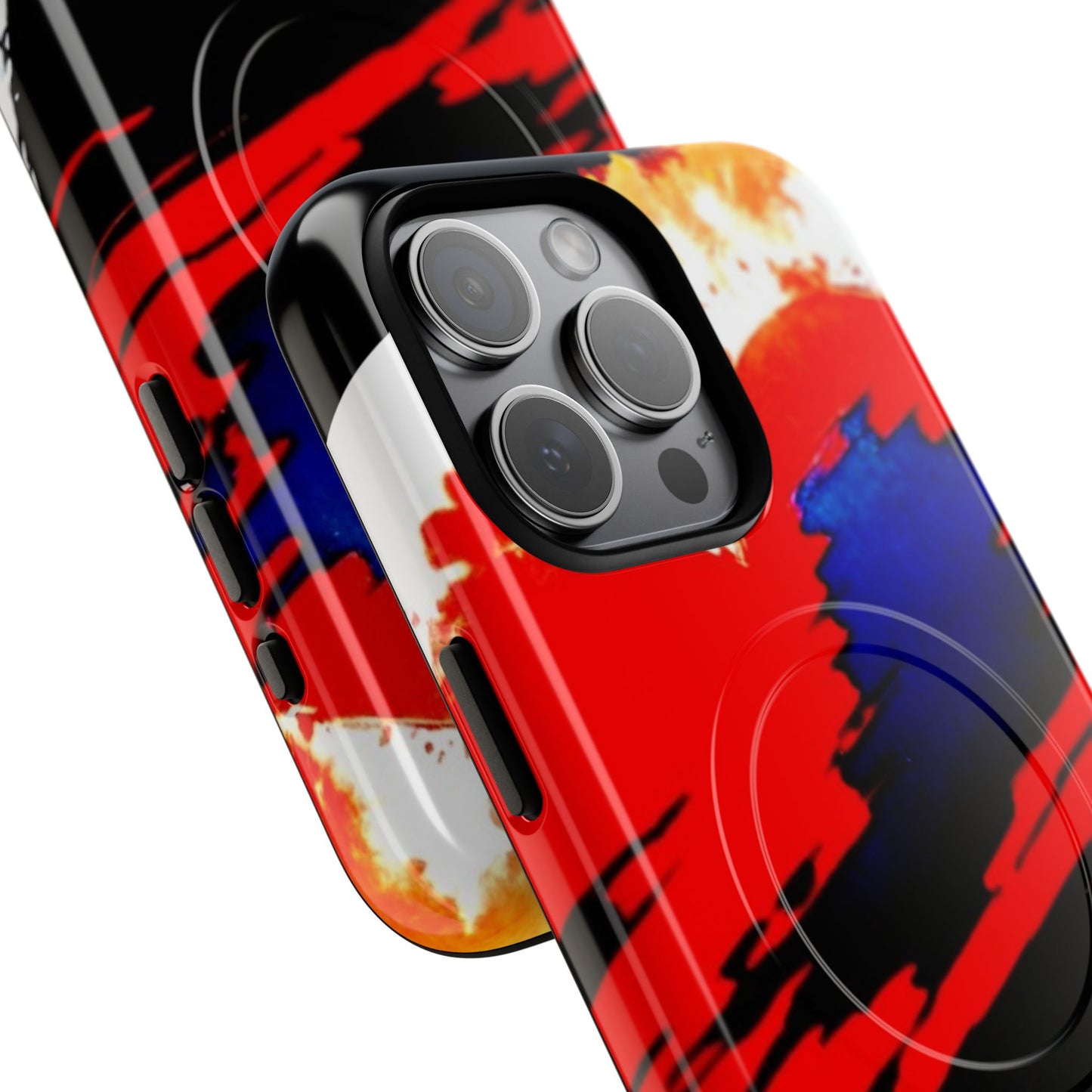 Abstract Phone Case - Bleeding Heart 2025 by Law Rence Magnetic Phone Case