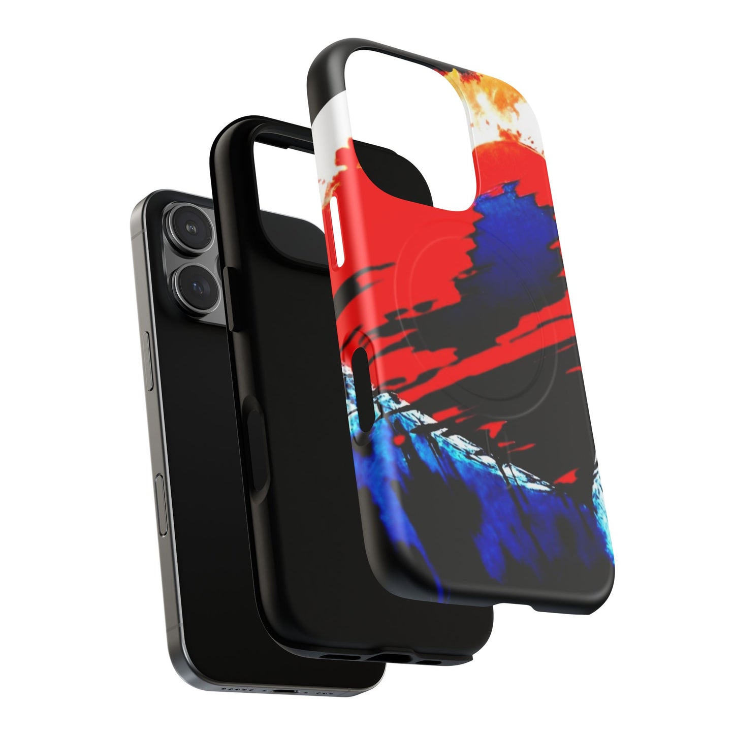Abstract Phone Case - Bleeding Heart 2025 by Law Rence Magnetic Phone Case