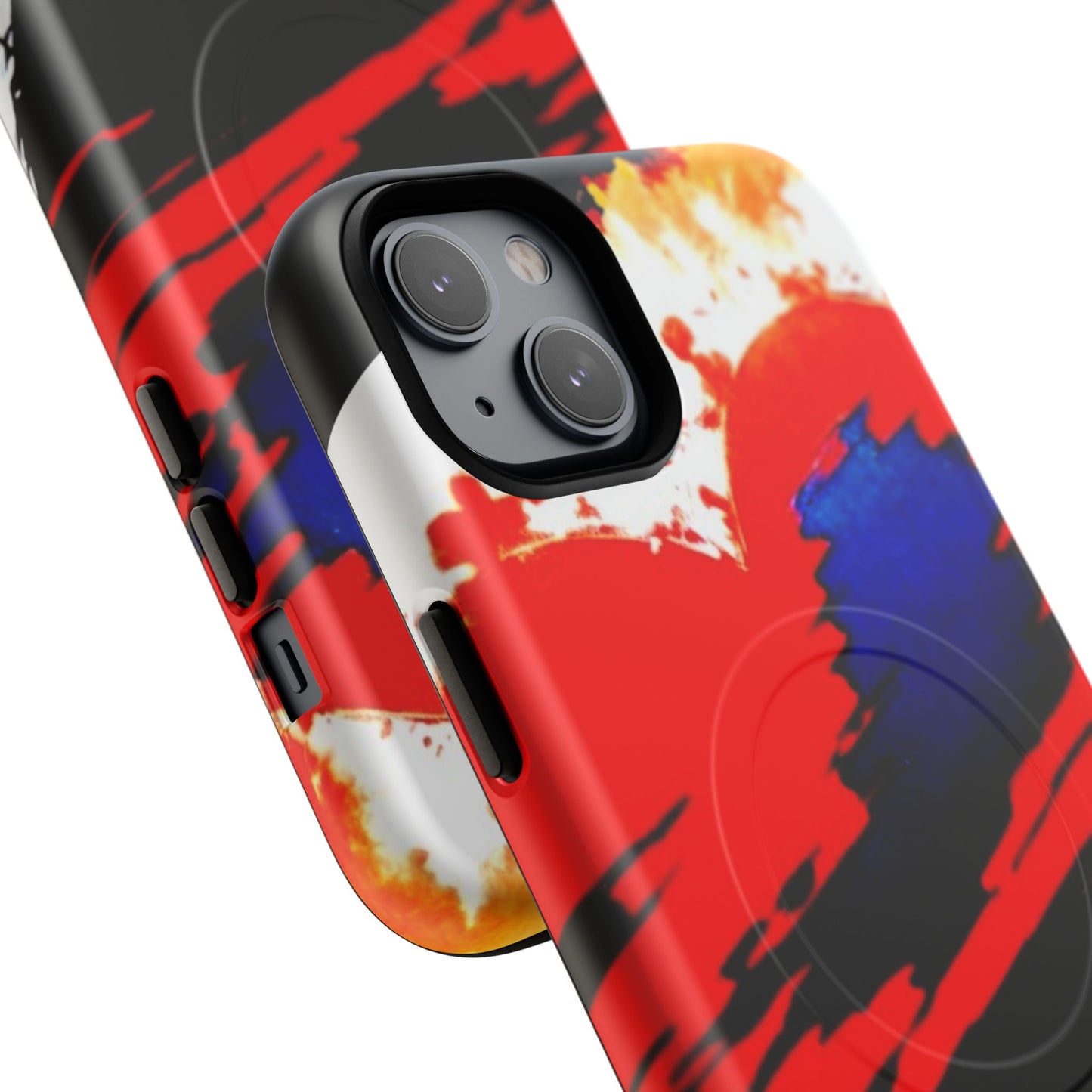 Abstract Phone Case - Bleeding Heart 2025 by Law Rence Magnetic Phone Case