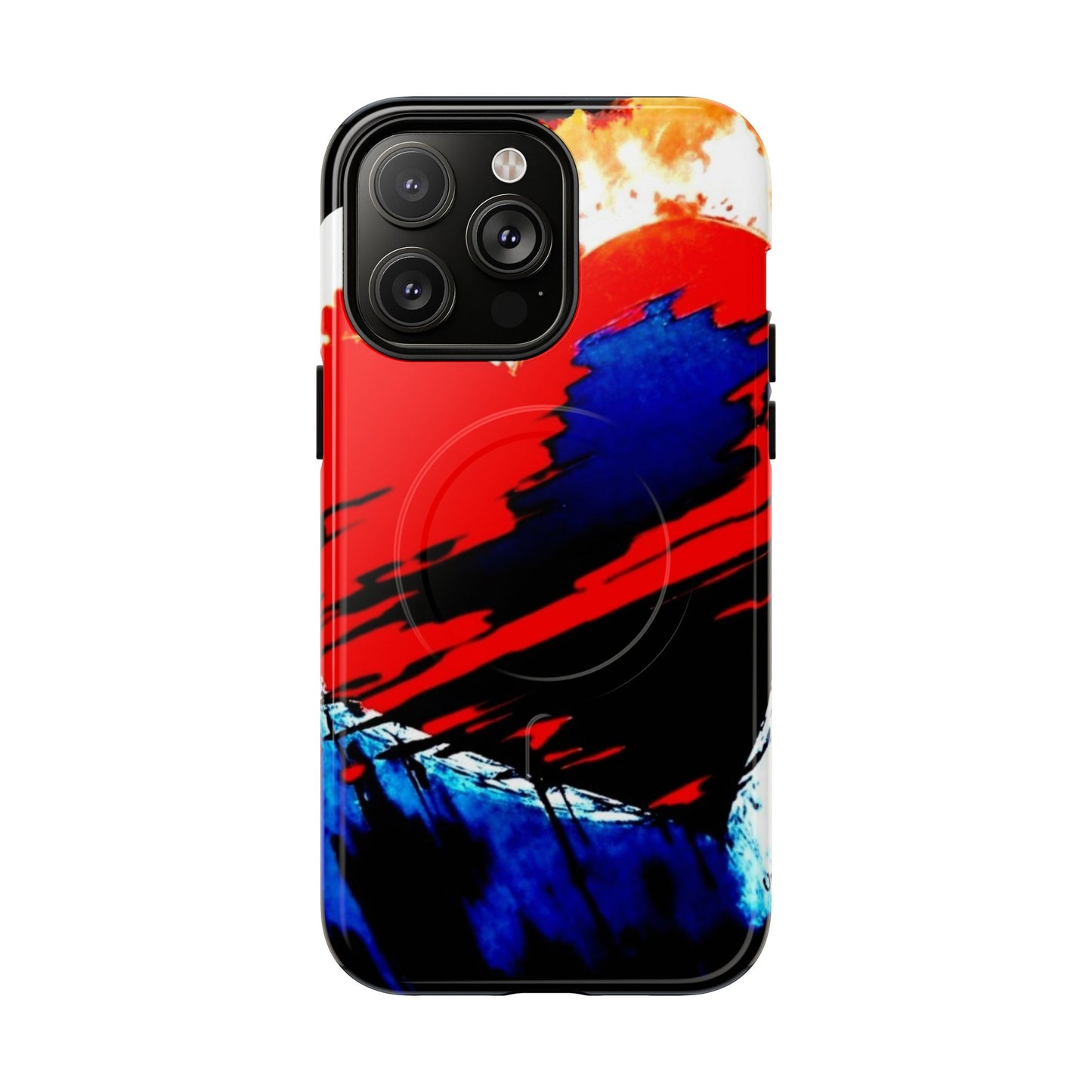 Abstract Phone Case - Bleeding Heart 2025 by Law Rence Magnetic Phone Case