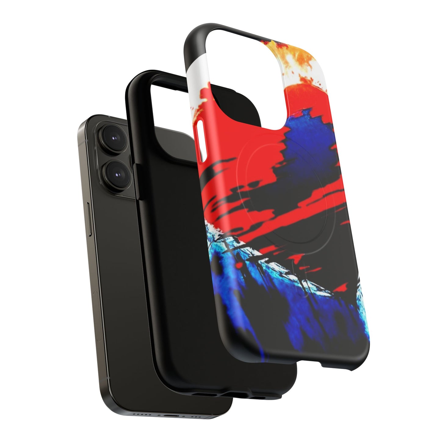 Abstract Phone Case - Bleeding Heart 2025 by Law Rence Magnetic Phone Case
