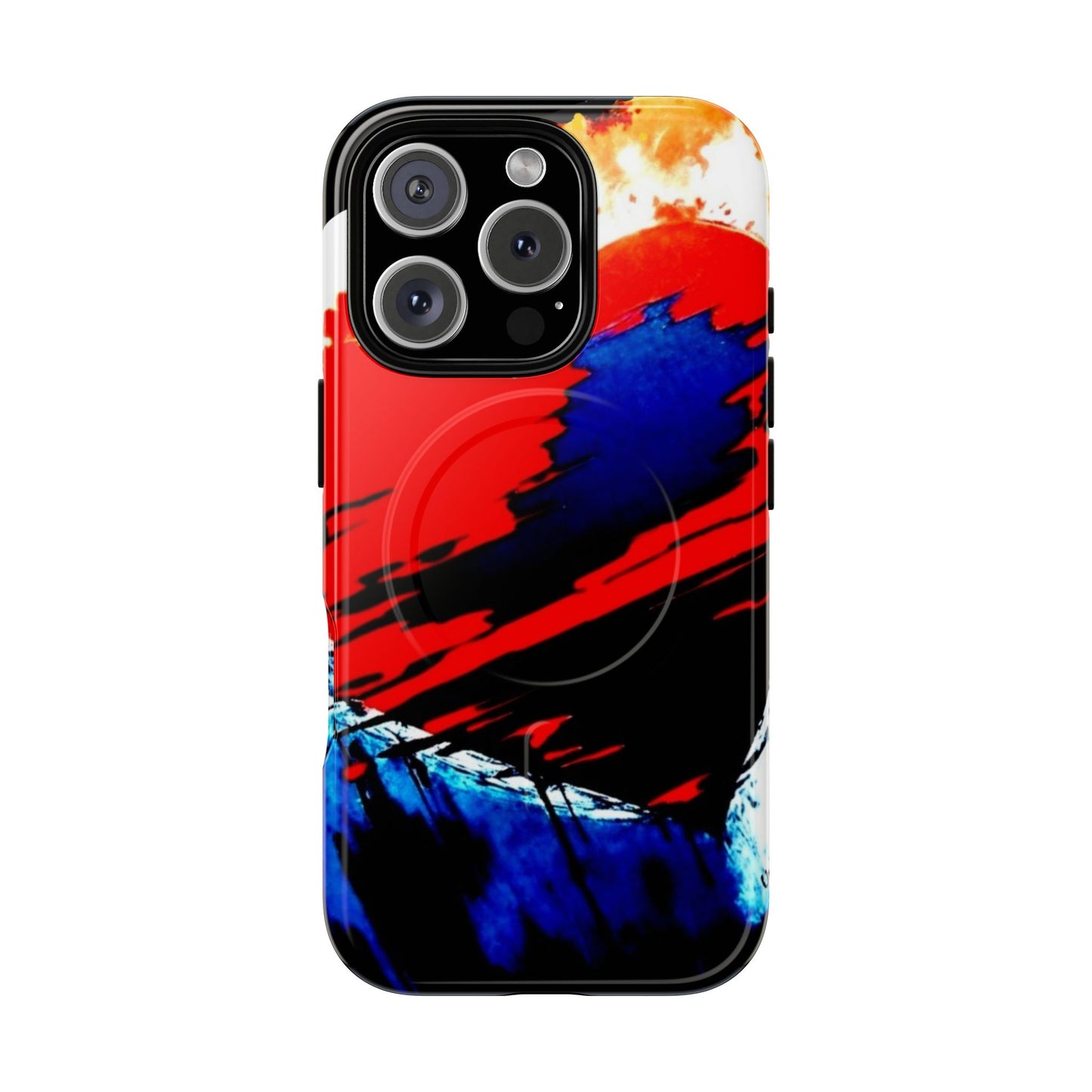 Abstract Phone Case - Bleeding Heart 2025 by Law Rence Magnetic Phone Case